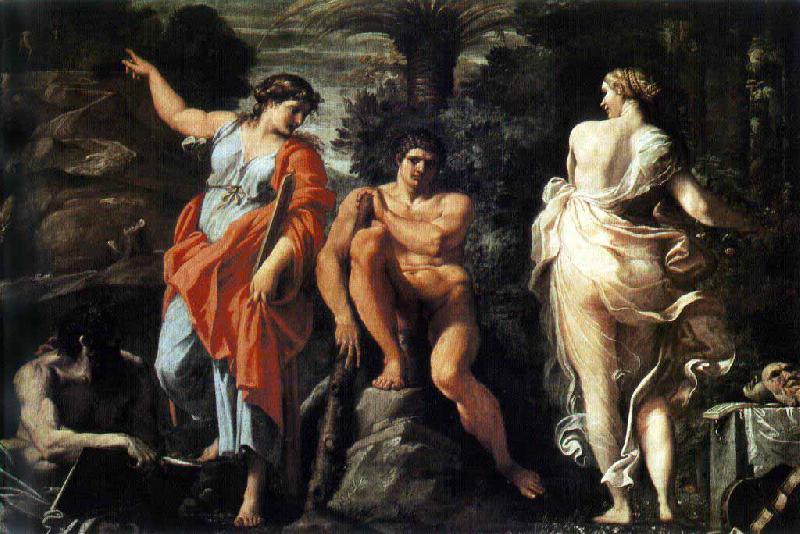 Annibale Carracci Choice of Hercules oil painting picture